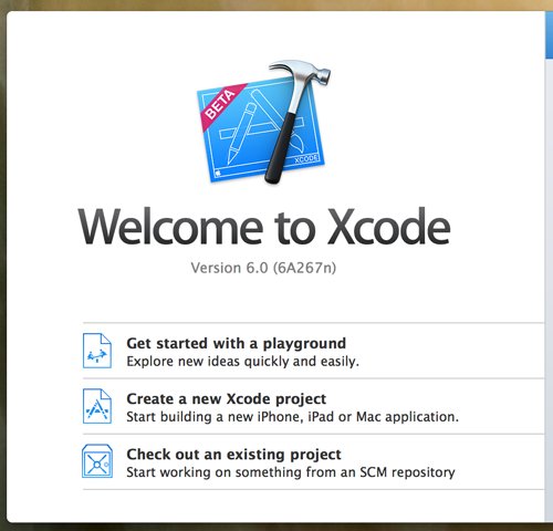 Xcode 6 Playground Option